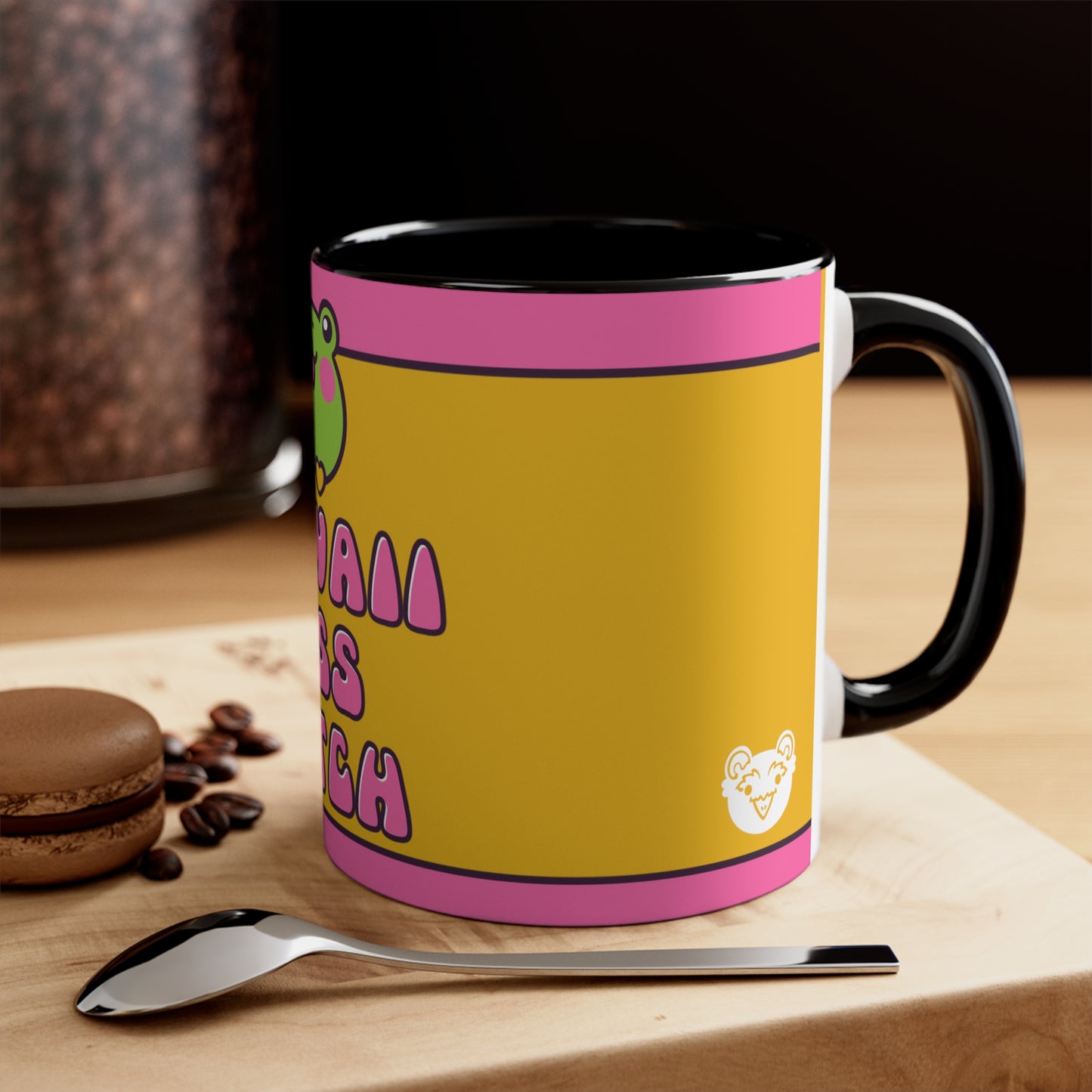 MUG: “Kawaii Ass Bitch” Frog Accent Coffee Mug, 11oz