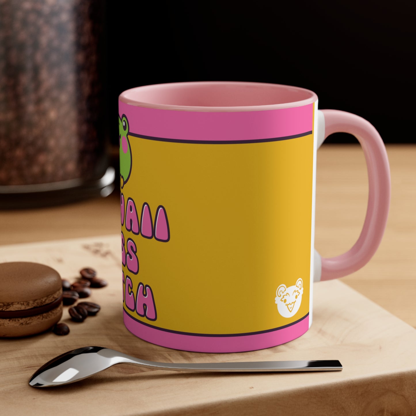 MUG: “Kawaii Ass Bitch” Frog Accent Coffee Mug, 11oz