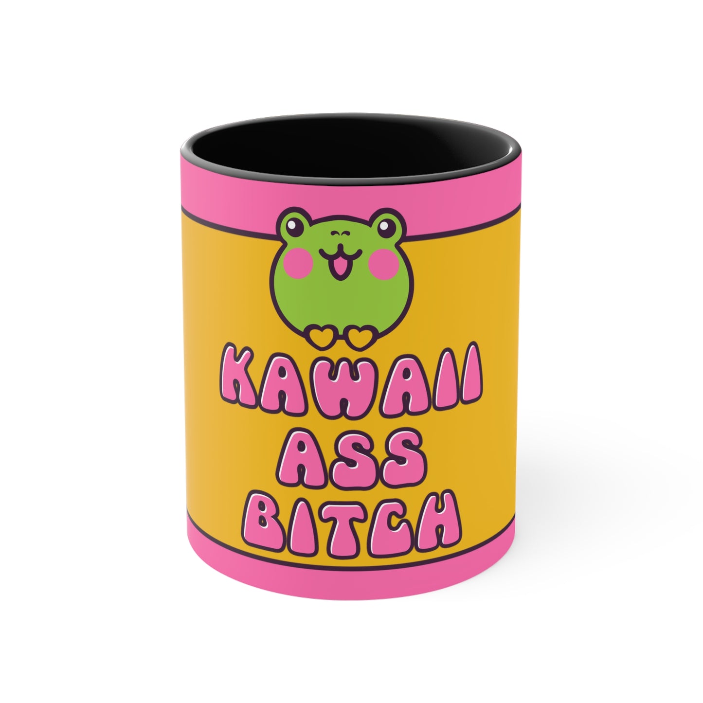 MUG: “Kawaii Ass Bitch” Frog Accent Coffee Mug, 11oz