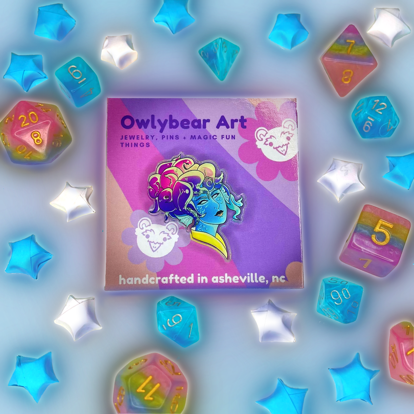 PINS: Mermaid/Merfolk Fantasy Acrylic Pin