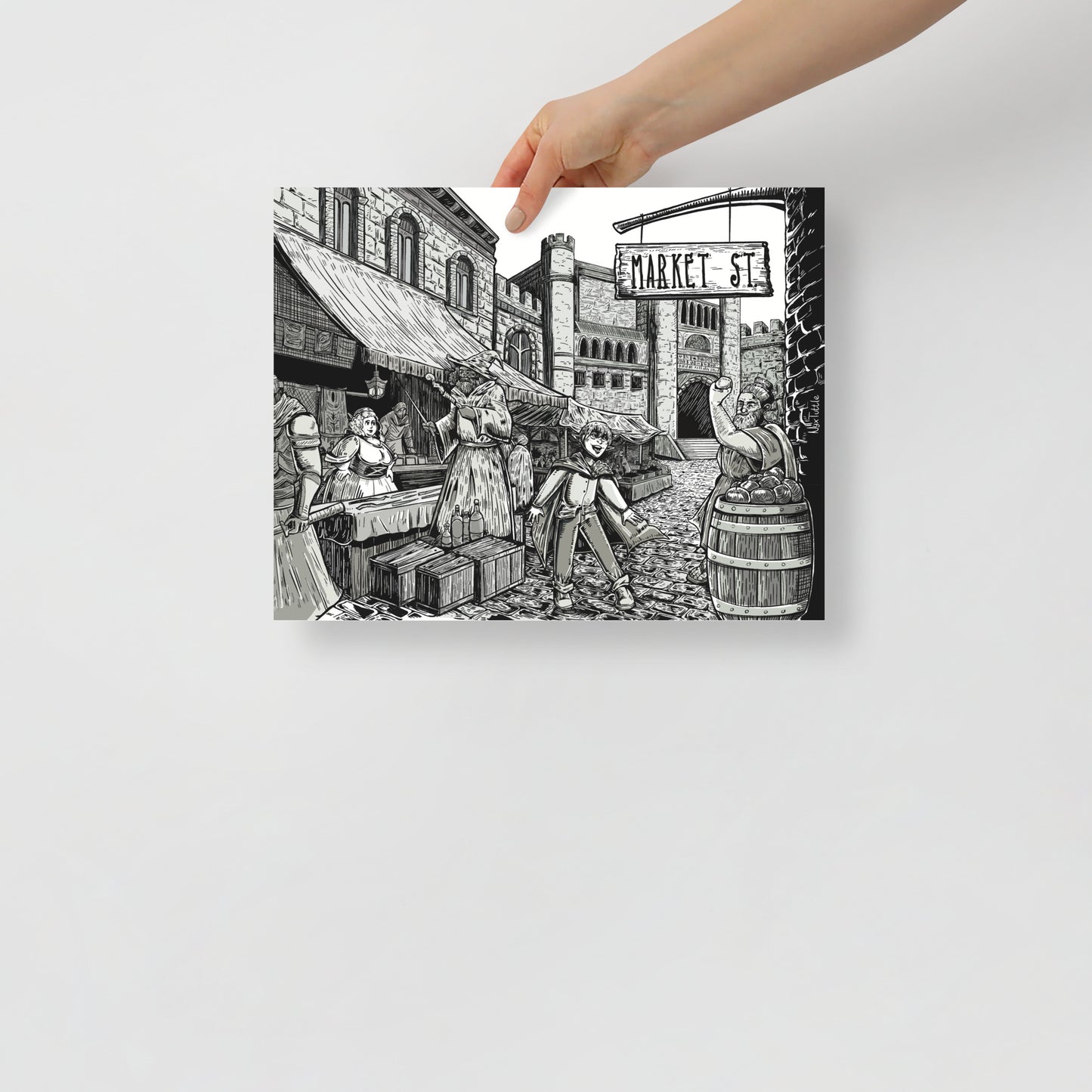 PRINTS: Fantasy Mystical Marketplace Poster