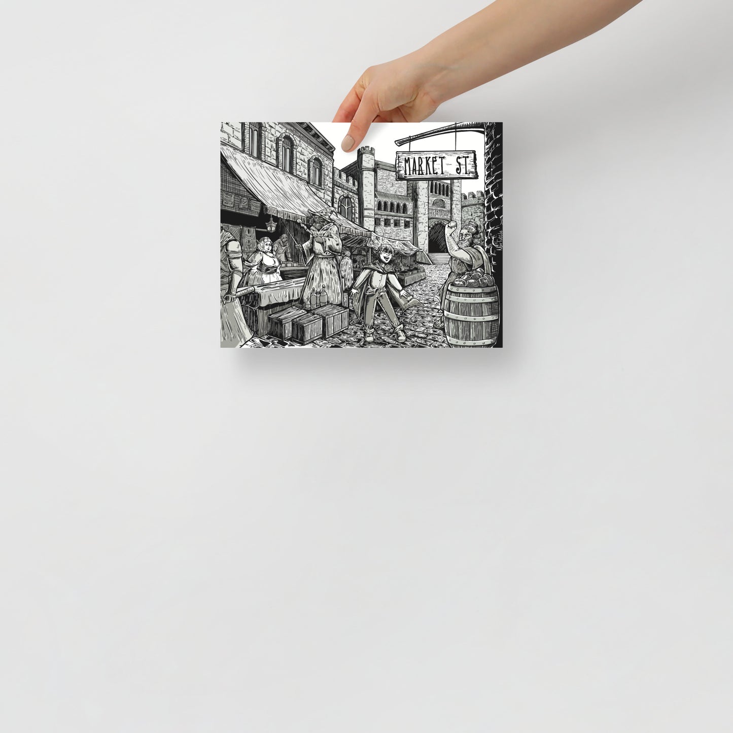 PRINTS: Fantasy Mystical Marketplace Poster